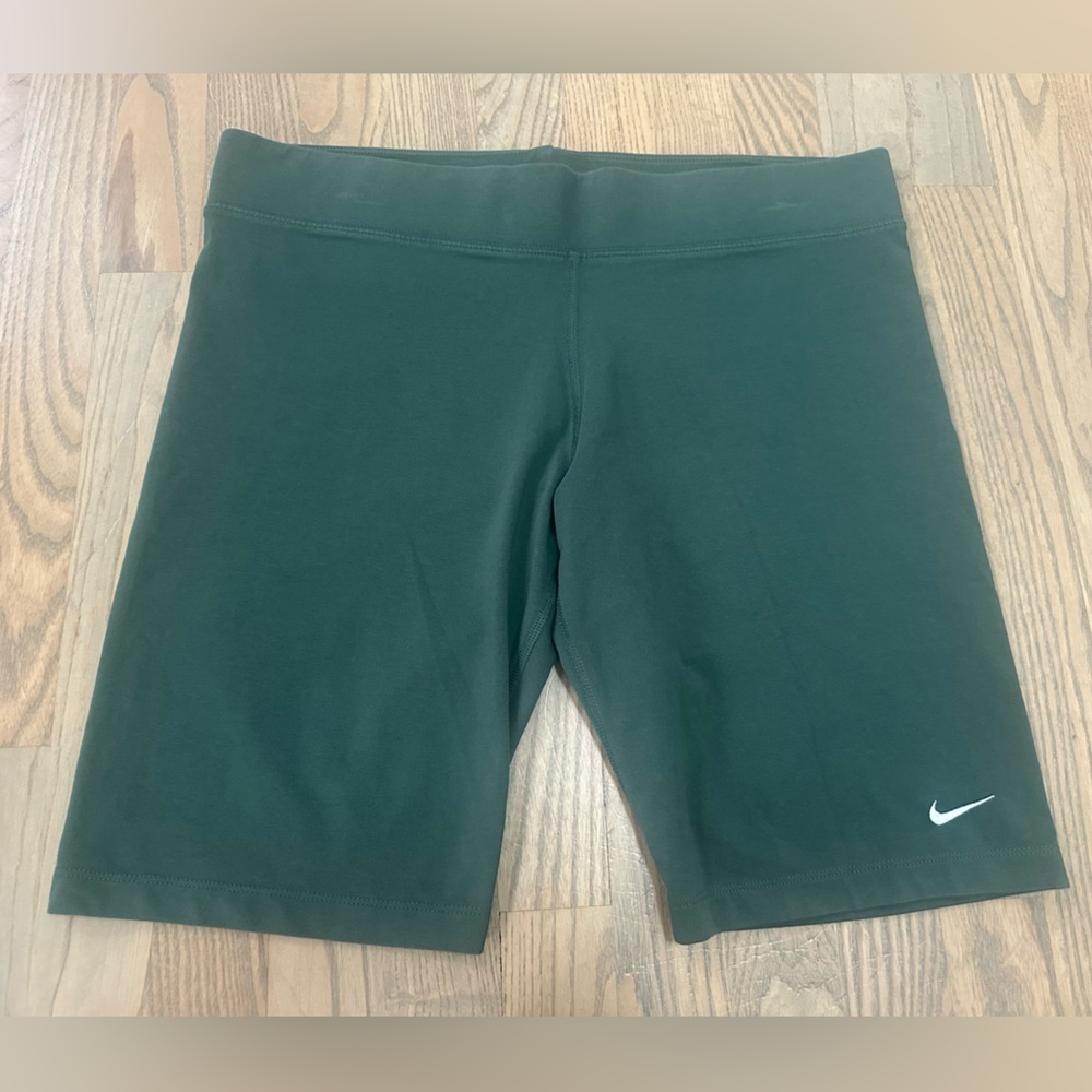 Nike Women's Dark Green Bike Shorts